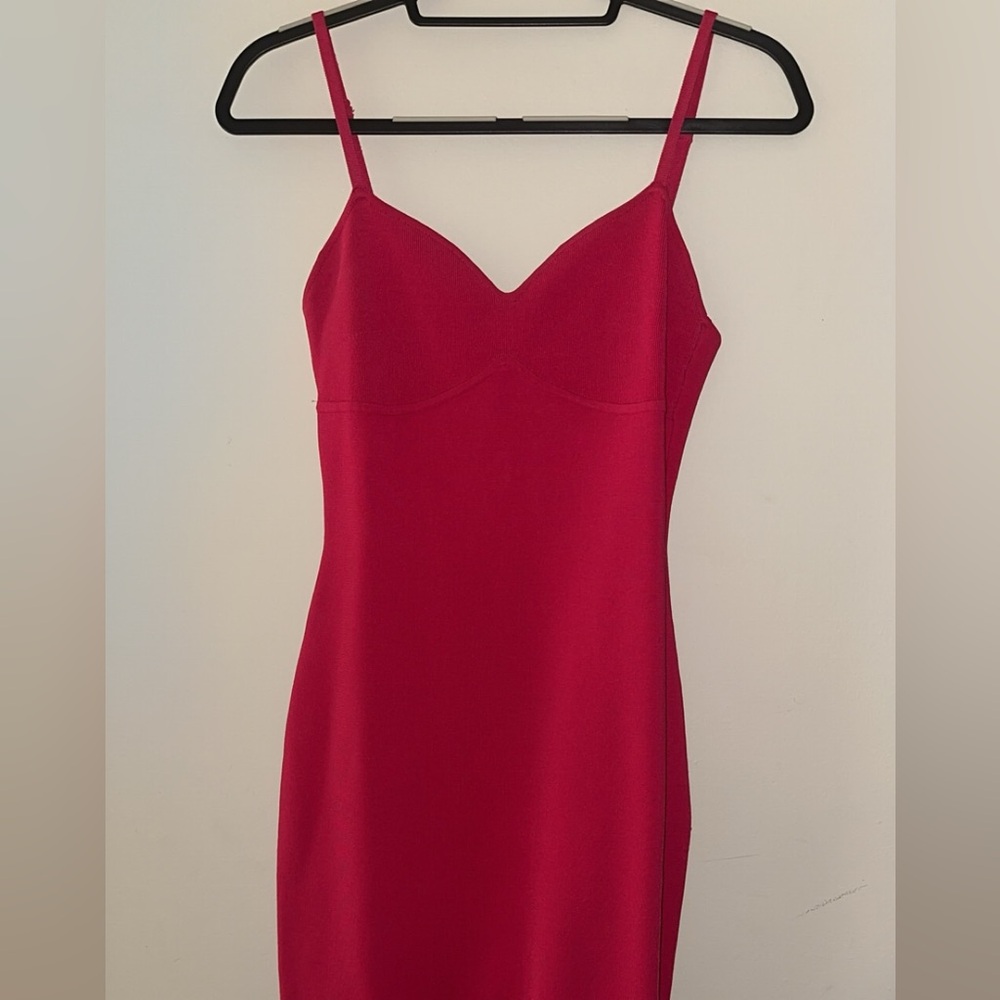 Pink Babaton lariat dress - Picture 3 of 4